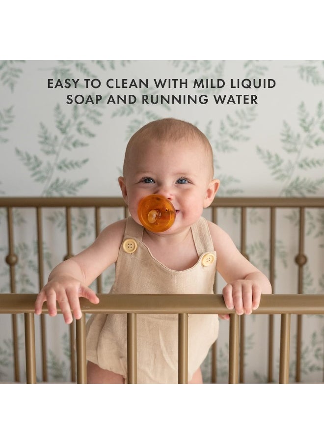 Natursutten Natursutten Pacifiers 6-12 Months - 1-Pack Original Shield Orthodontic Nipple Natural Rubber Safe & Soft BPA-Free Pacifiers for Breastfeeding Babies - Newborn Pacifiers Made in Italy  - Image 5