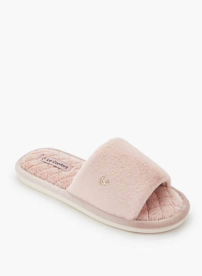 Le Confort Quilted Slip-On Bedroom Slippers - Image 1