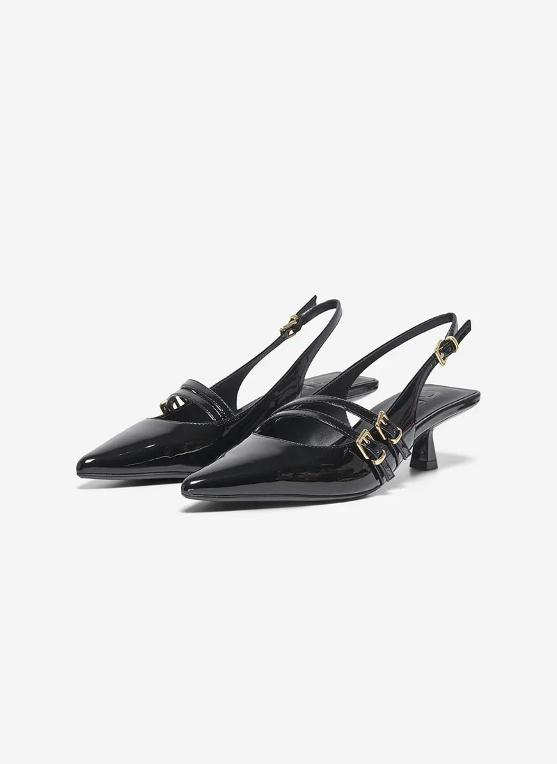 Women's ONLCOCO-8 Buckle Slingback Pump