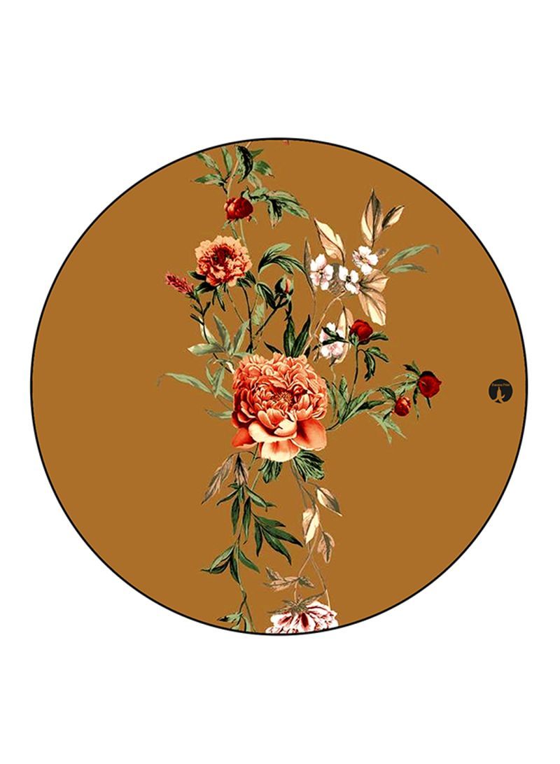 RKN Flowers Printed Mouse Pad  Multicolour