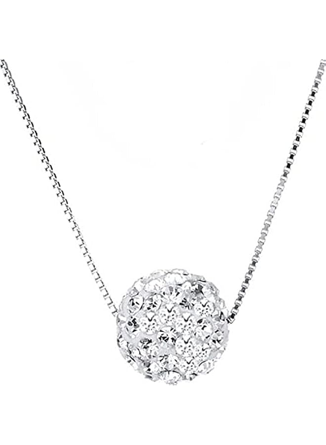 إيروريكس قلادة نسائية مطلية بالفضة الاسترلينية عيار 925