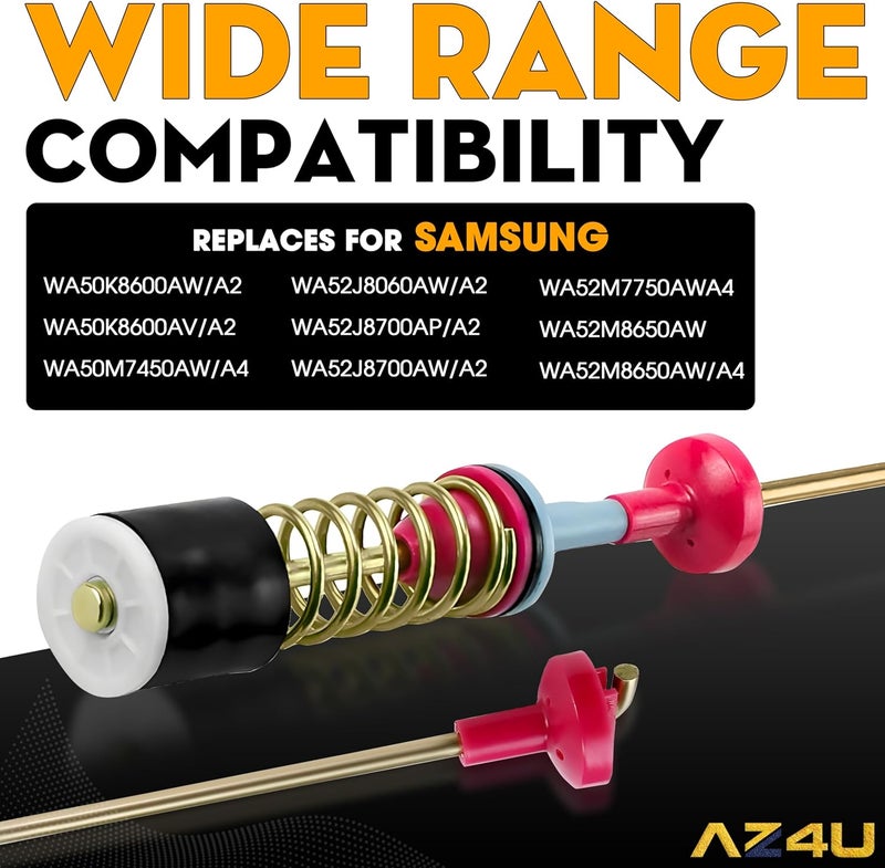 AZ4U 4-Pack Washer Suspension Rod Damper Shock Replacement for Samsung Top Load Washers - Image 2