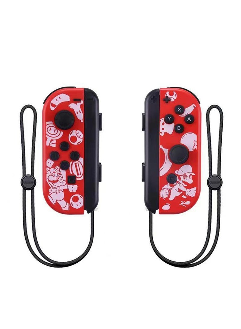 NS التبديل اليسار واليمين مقبض Joycon مقبض التبديل مقبض بلوتوث مع الاستيقاظ عن بعد وحزام اليد - Image 1