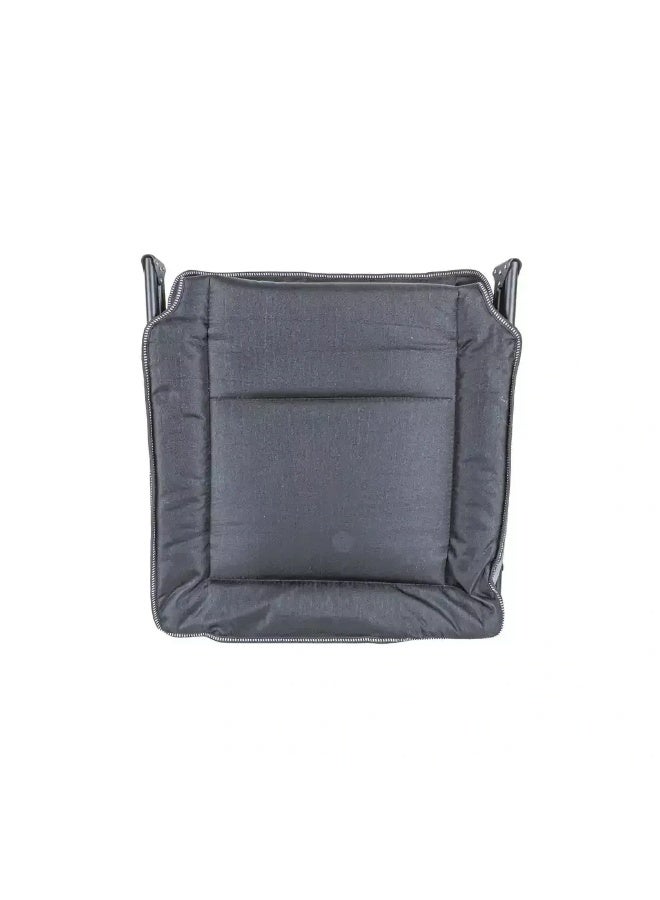 ALGHAFA Foldable Camping Bed – Portable Outdoor Sleeping Cot – Adjustable Reclining Bed – Black – ALGHAFA - Image 3