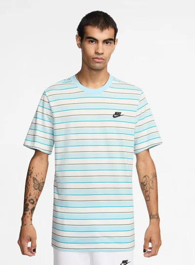 نايكي تي شيرت NSW Club Stripe