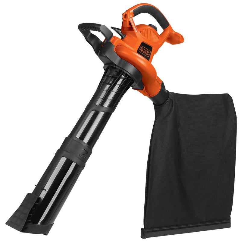 BLACK+DECKER 3-in-1 Electric Leaf Blower, Leaf Vacuum/Mulcher, Corded, 12-Amp (BV6600) - Image 1