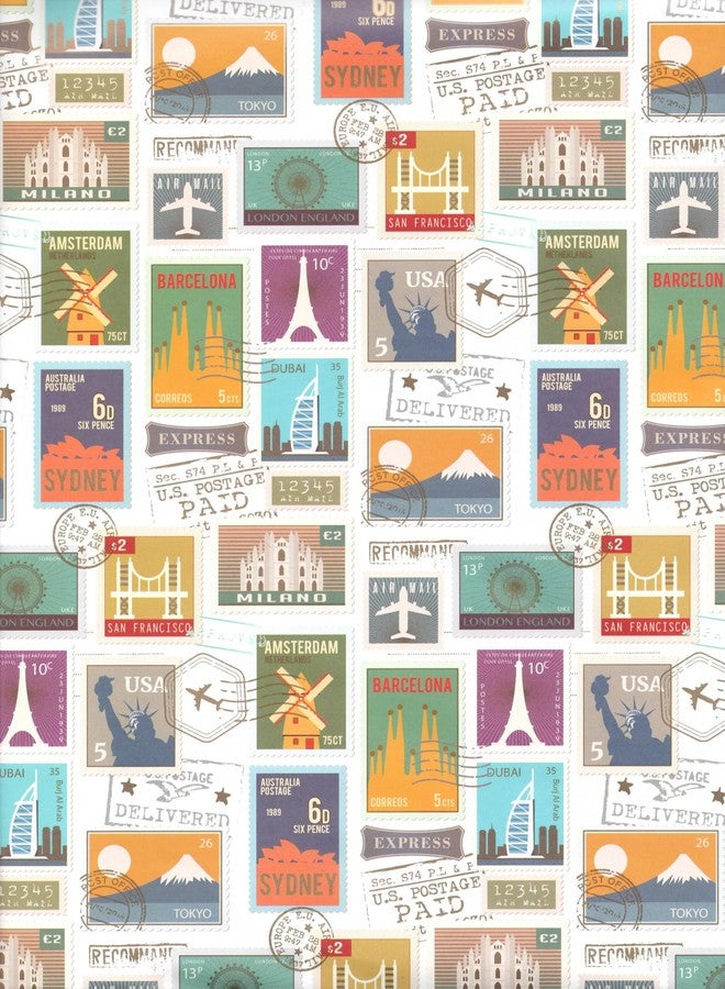 arkamii premium wrapping paper set of 4 sheets size 34 x 25 inch for gift pack (18-9311 - Image 1