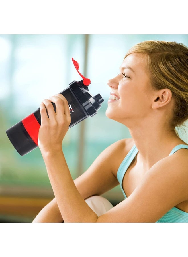 بريميم زجاجة بروتين شاكر مع 3 طبقات تويست وقفل تخزين - Image 5