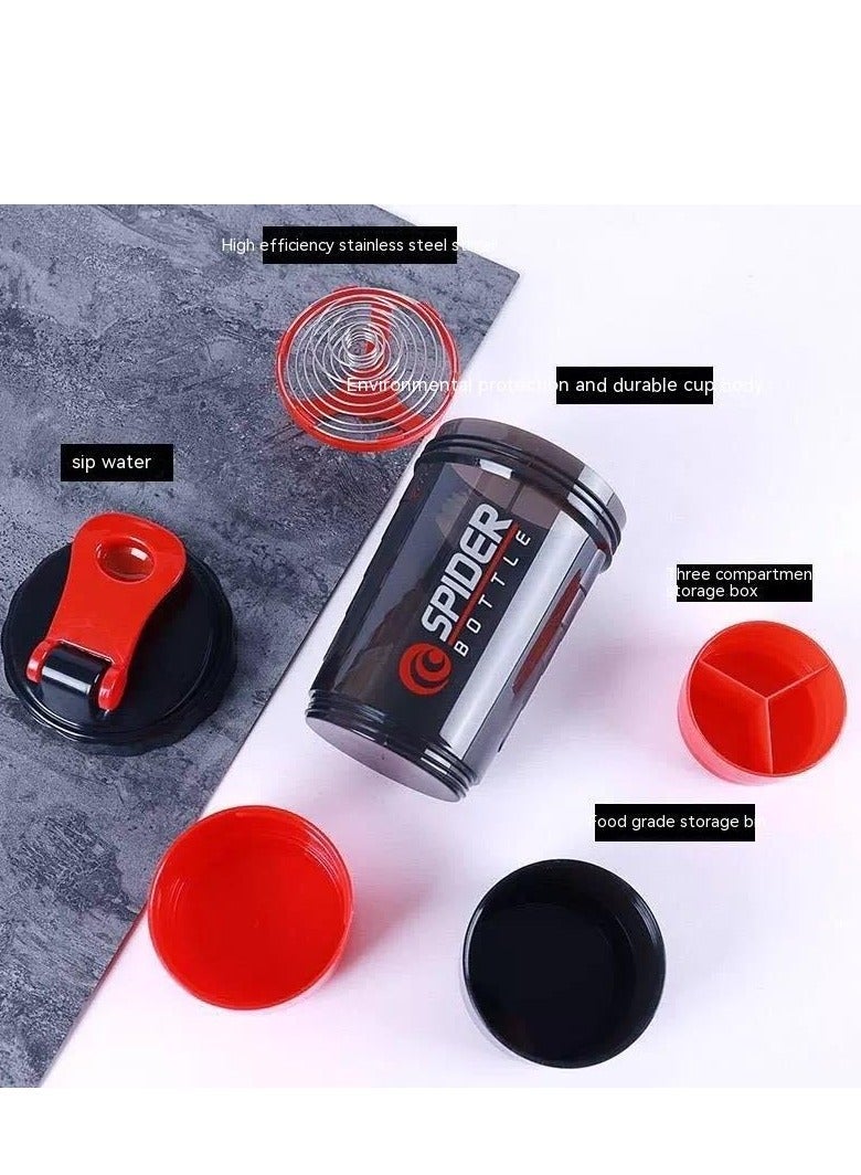 بريميم زجاجة بروتين شاكر مع 3 طبقات تويست وقفل تخزين - Image 4