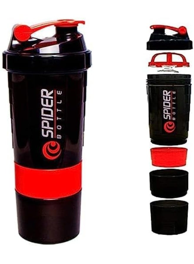 بريميم زجاجة بروتين شاكر مع 3 طبقات تويست وقفل تخزين - Image 1