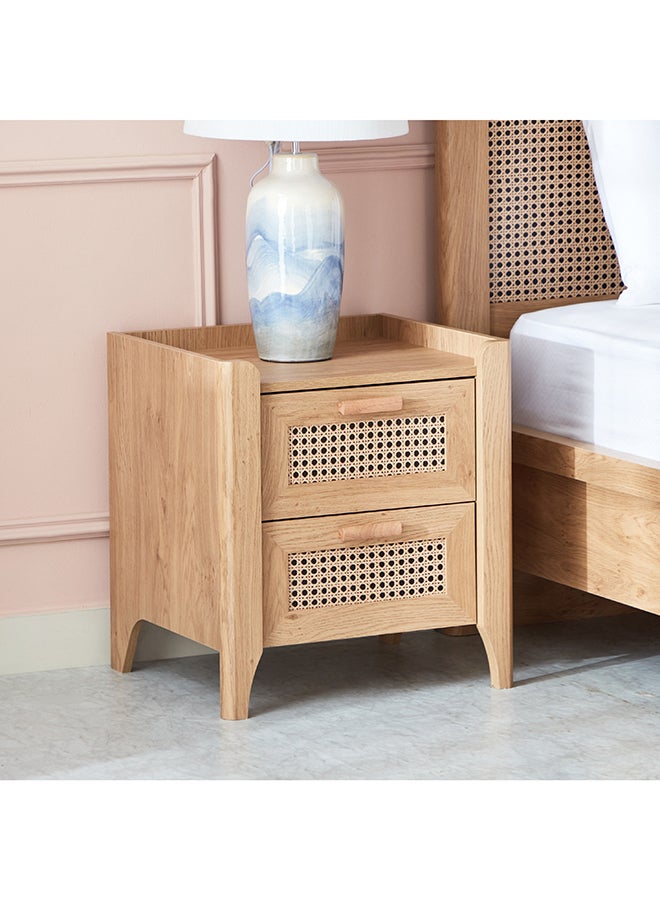 Home Box Java 2-Drawer Young Nightstand 45 x 55 x 50 cm - Image 1