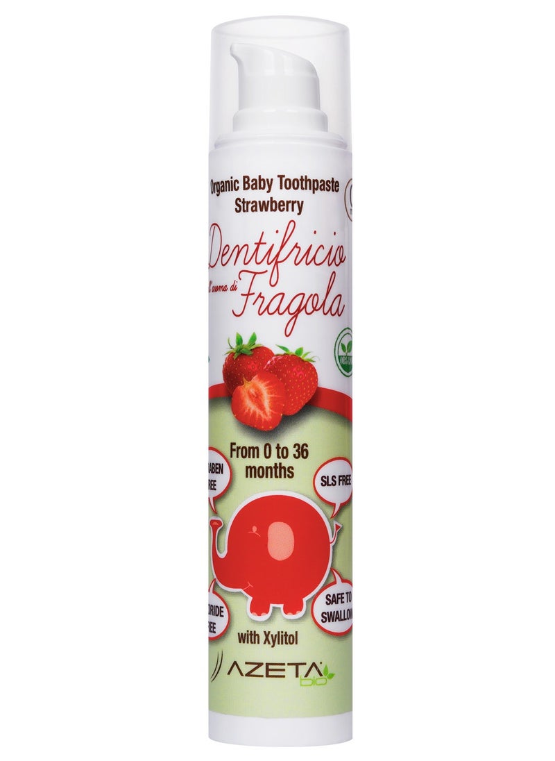 Azeta Bio Organic Baby Toothpaste Strawberry  - Image 5