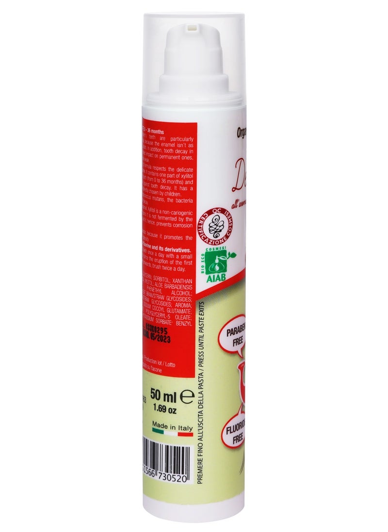 Azeta Bio Organic Baby Toothpaste Strawberry  - Image 3
