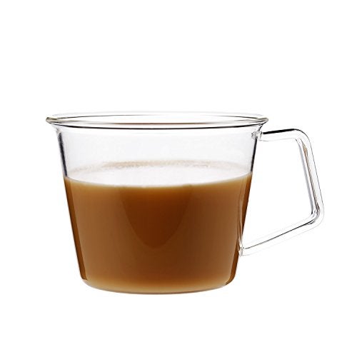 KINTO 8434 CAST Coffee Cup, 6.8 fl oz (220 ml), Heat-resistant Glass, Microwave and Dishwasher Safe - Image 1