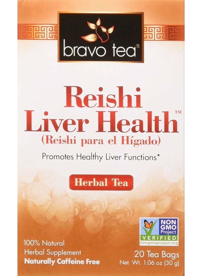 Bravo Teas صحة الكبد ريشي، 20 كيس شاي 2 عبوة - Image 2