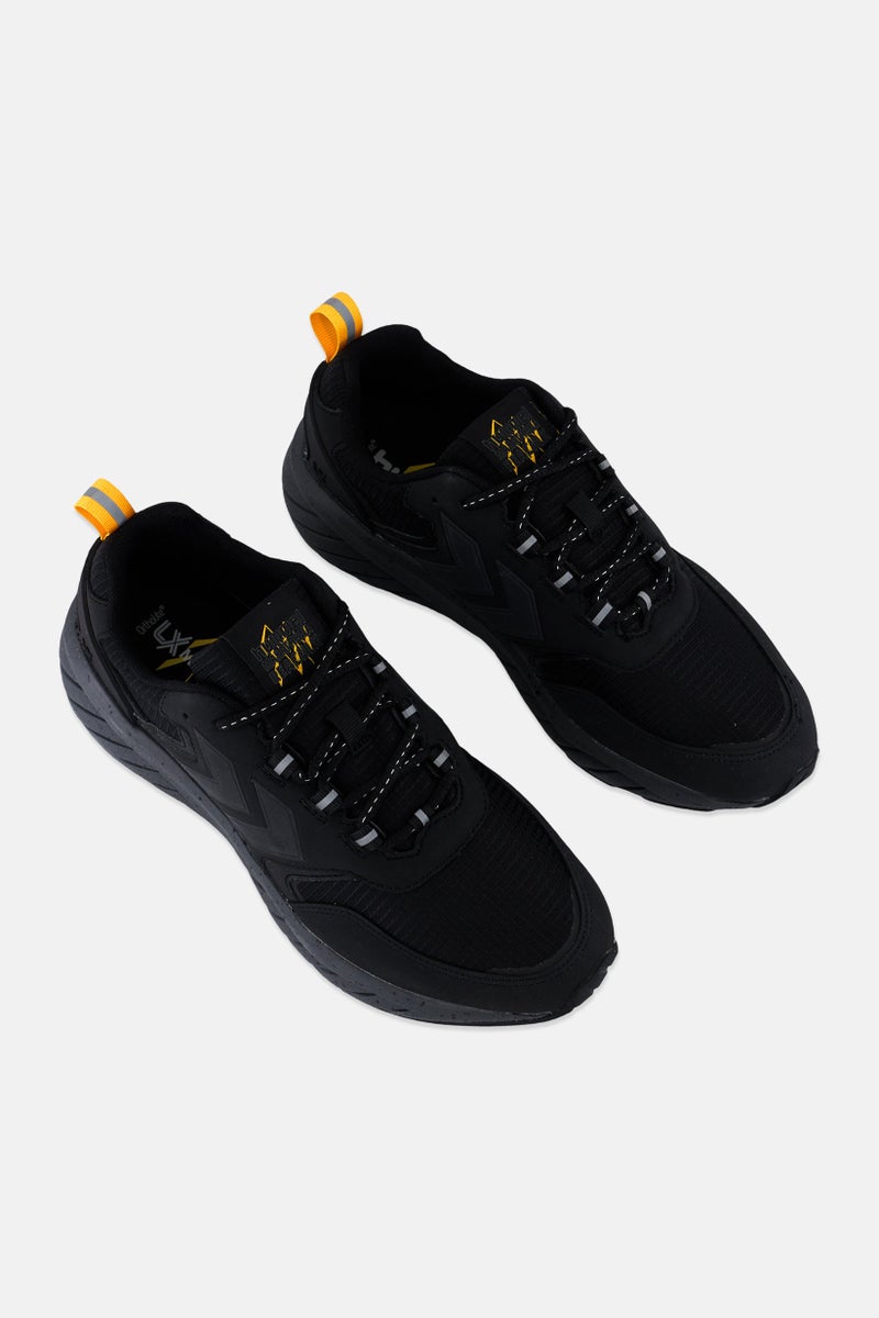 Hummel Men Marathona Reach Lace Up Running Shoes, Black - Image 4