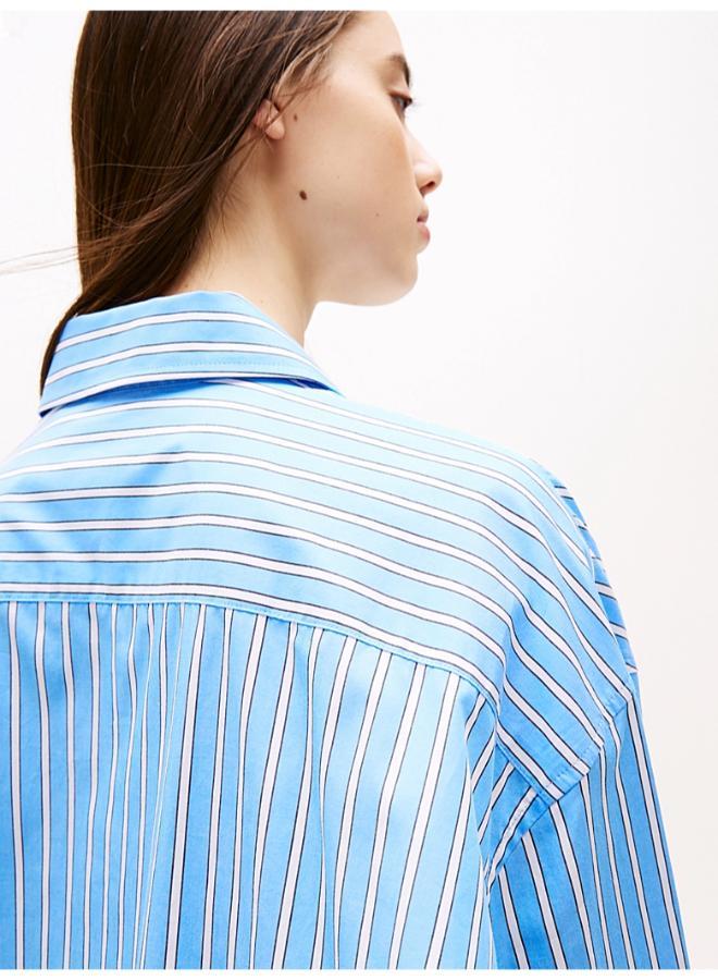 TOMMY JEANS Striped Shirt Dress - Image 4