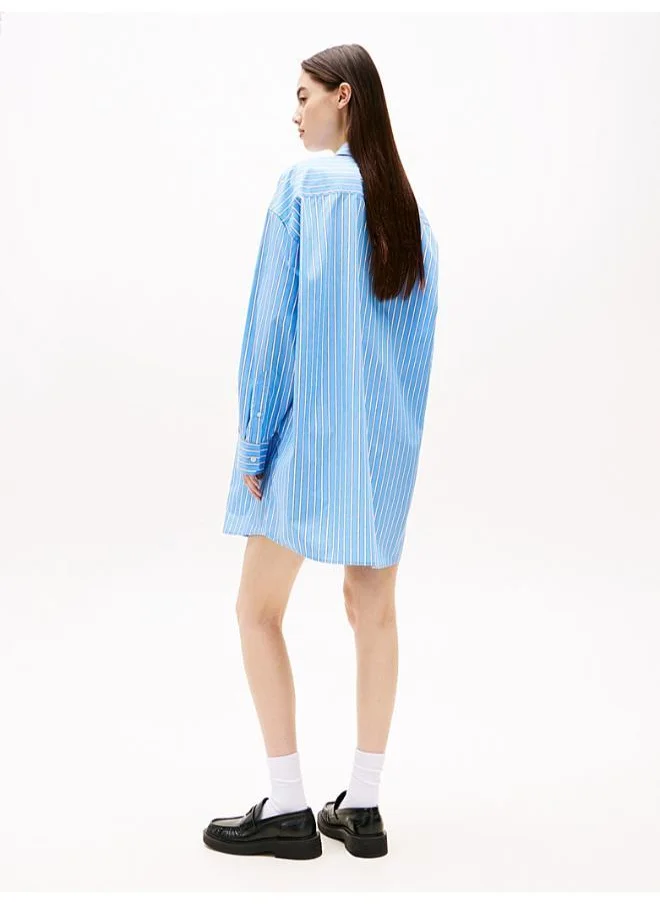 TOMMY JEANS Logo Mini Shirt Dress