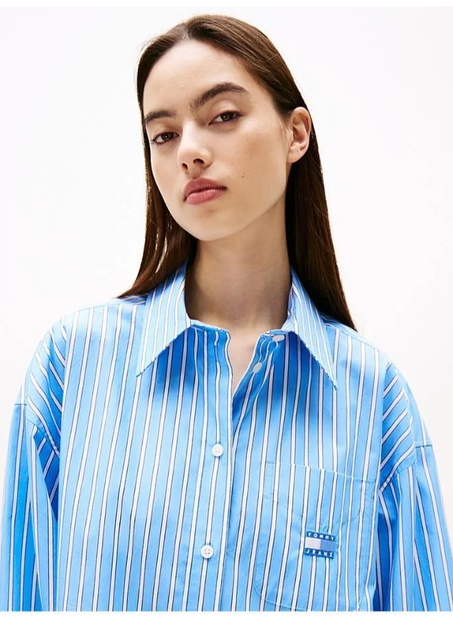 TOMMY JEANS Striped Shirt Dress