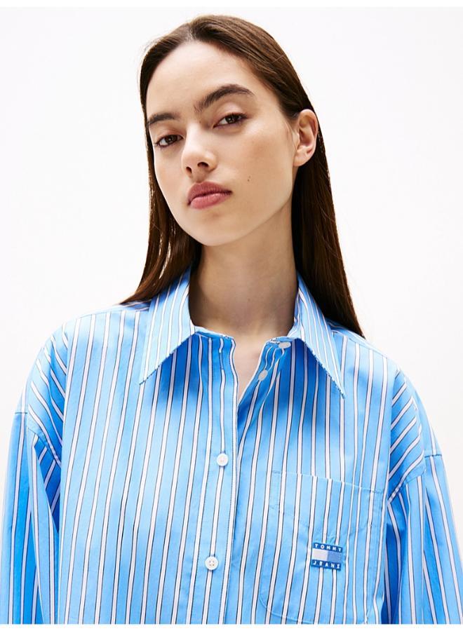 TOMMY JEANS Striped Shirt Dress - Image 3