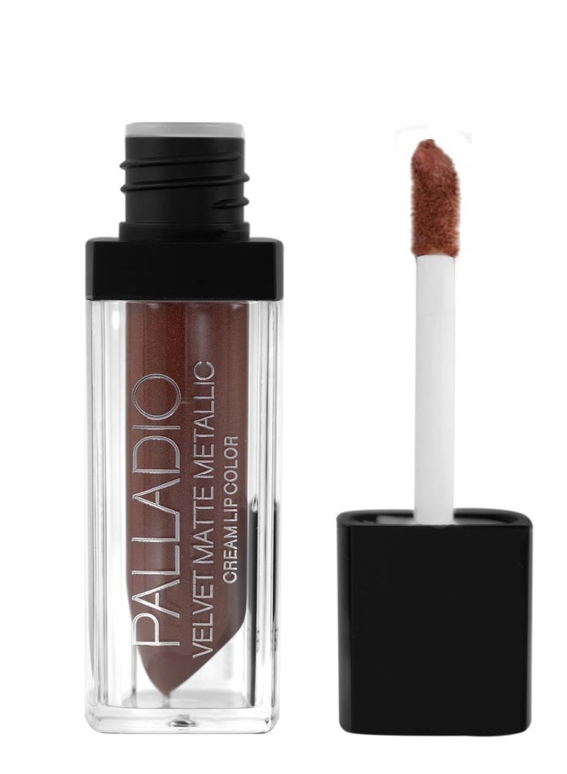 PALLADIO PALLADIO Velvet Matte Metallic Cream Lip Color/  - Image 2