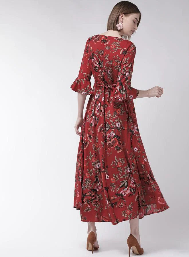 يو اّند اف Floral Print Dress