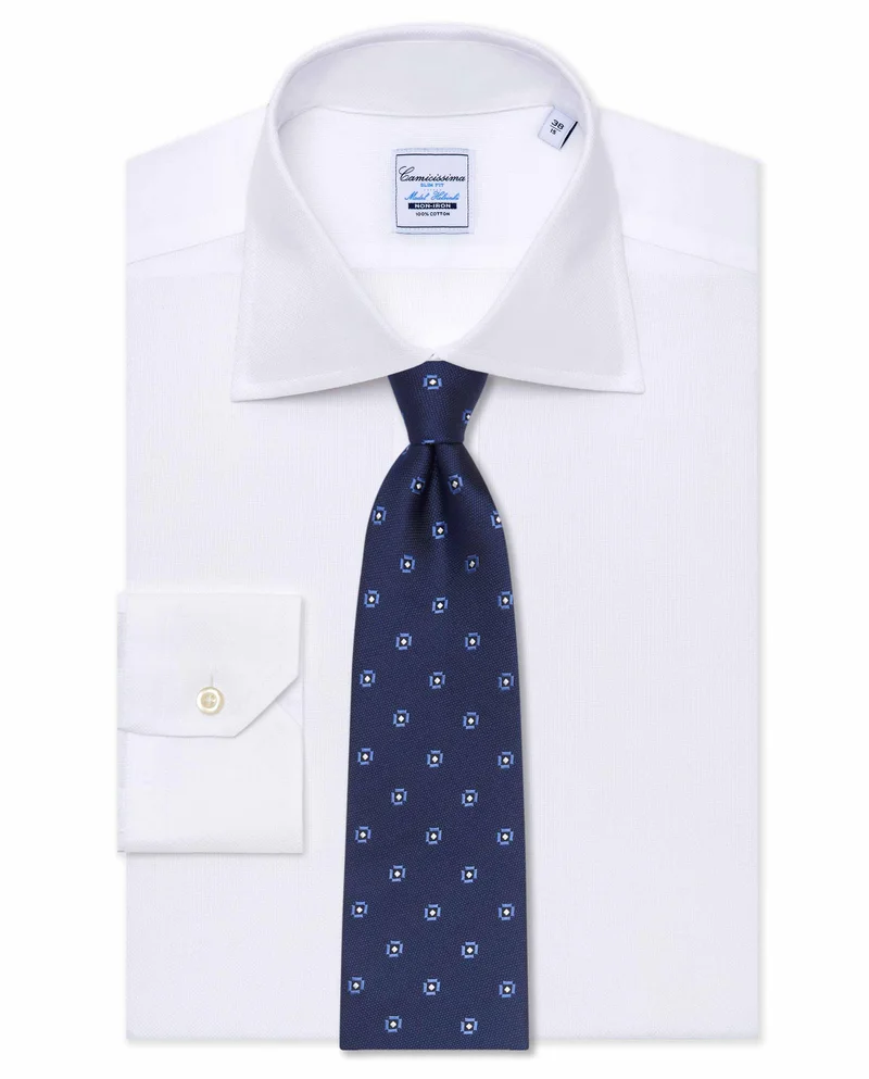 كاميتشسما ربطة عنق جاكار بنقوش حريرية