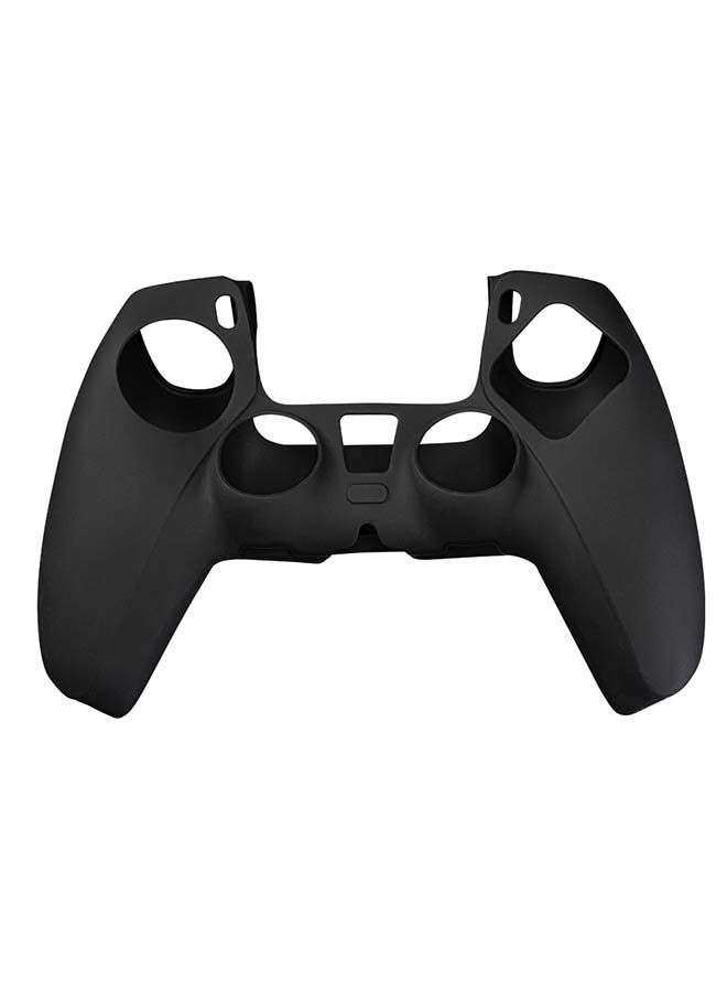 FR-TEC BLACK SILICONE PROTECTOR + GRIPS + DUALSENSE TOUCHPAD STICKER - PS5 CONTROLLER CUSTOM KIT - Image 2