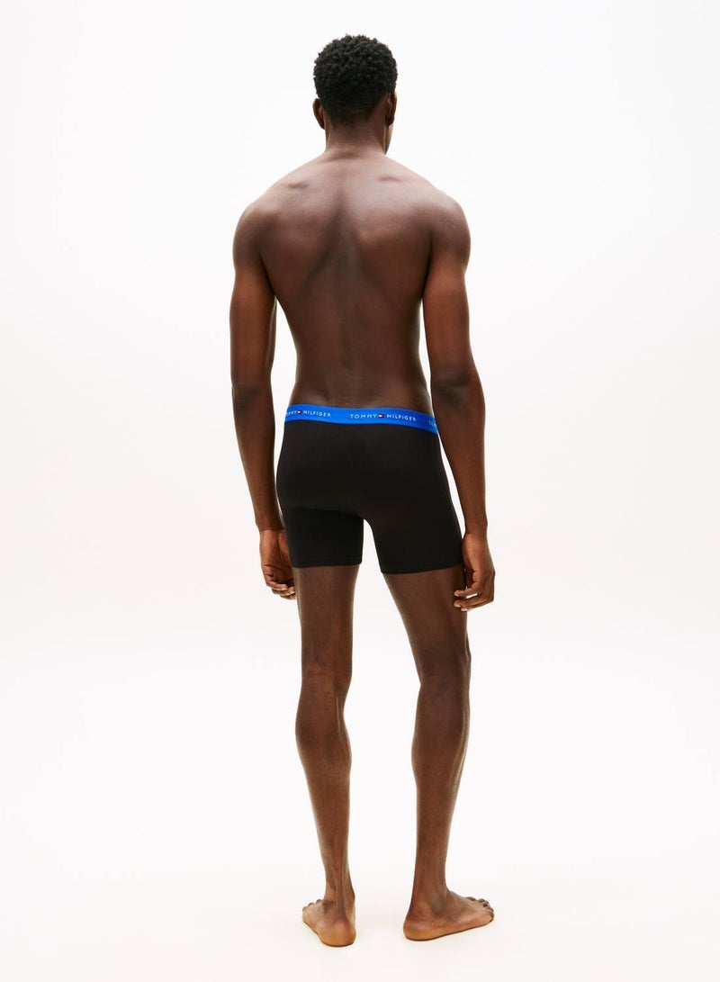 TOMMY HILFIGER 3-Pack Signature Logo Waistband Boxer Briefs - Image 5