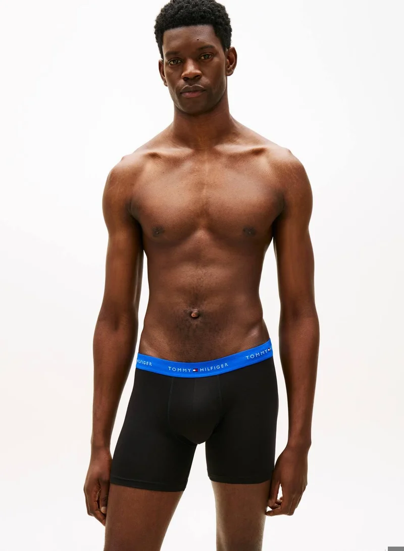 TOMMY HILFIGER 3-Pack Signature Logo Waistband Boxer Briefs