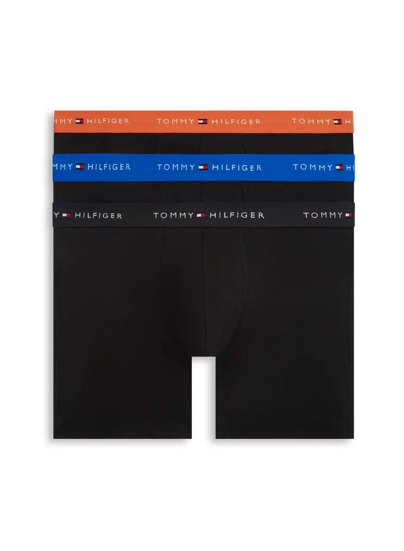 TOMMY HILFIGER 3-Pack Signature Logo Waistband Boxer Briefs