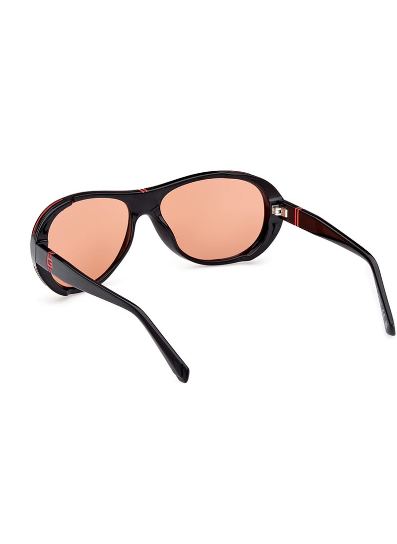 GUESS - Men's UV Protection Pilot Shape Sunglasses - GU0008101S62 - Lens Size: 62 Mm - Image 1