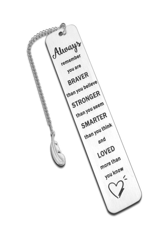 KINMES Inspirational Christmas Gifts for College Boys Girls Stocking Stuffers for Teens Adults Christmas Going Away Gifts for College Girl Boy, Motivational Bookmark Gifts for Stressed College Students - Image 1
