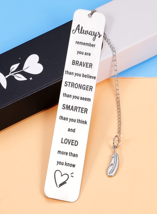 KINMES Inspirational Christmas Gifts for College Boys Girls Stocking Stuffers for Teens Adults Christmas Going Away Gifts for College Girl Boy, Motivational Bookmark Gifts for Stressed College Students - Image 3
