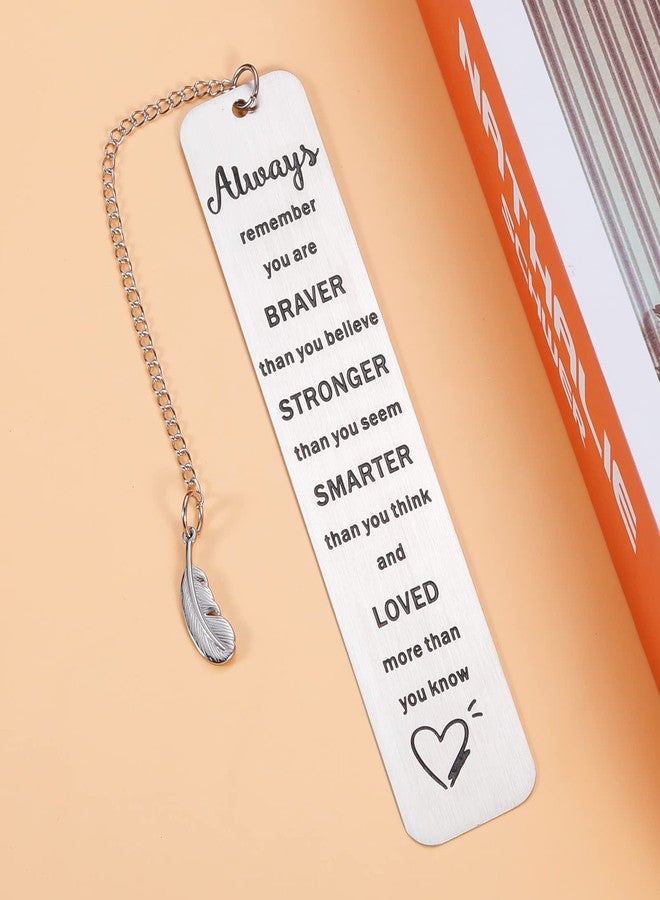 KINMES Inspirational Christmas Gifts for College Boys Girls Stocking Stuffers for Teens Adults Christmas Going Away Gifts for College Girl Boy, Motivational Bookmark Gifts for Stressed College Students - Image 5