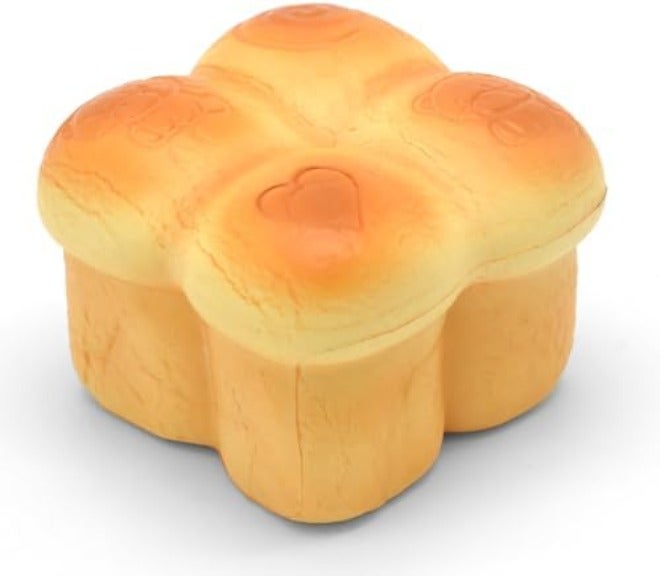 Kiibru 2025 Petals Jumbo Bread Squishy Slow Rising Bear Scented Bread Squishies Stress Relief Toys Gift (Bread) - Image 3