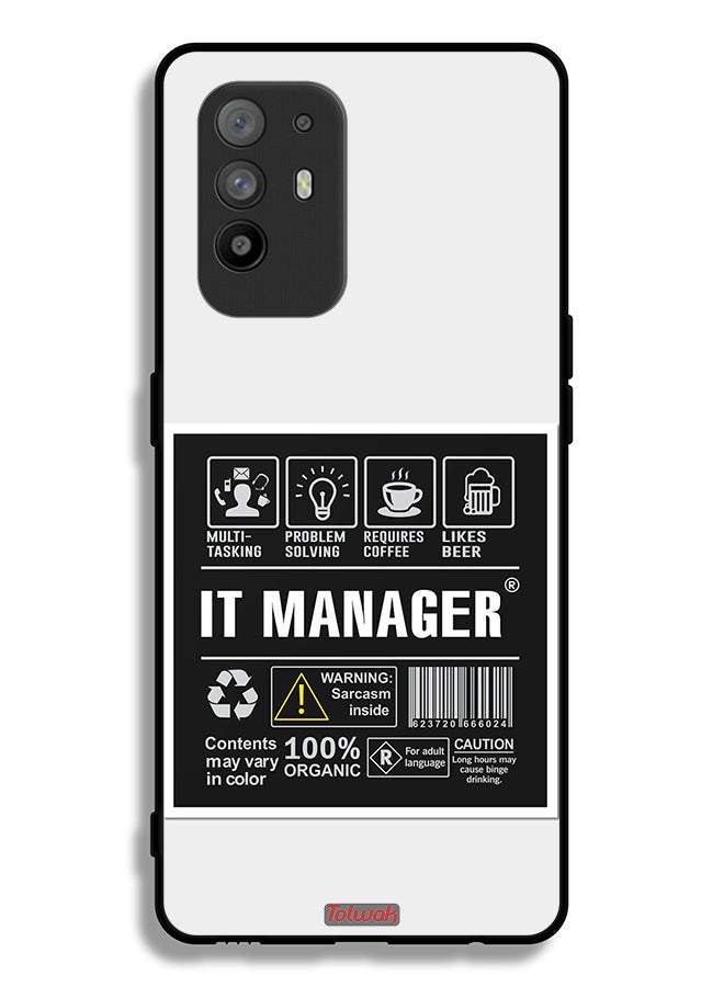 Tolwak Oppo F19 Pro Plus 5G Protective Case Cover It Manager Sticker - Image 2