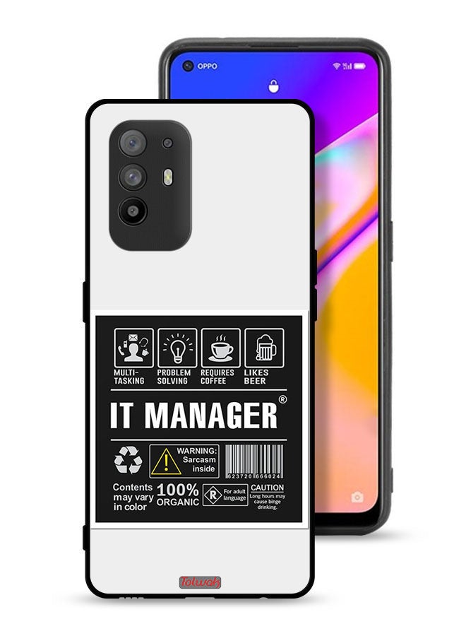 Tolwak Oppo F19 Pro Plus 5G Protective Case Cover It Manager Sticker - Image 1