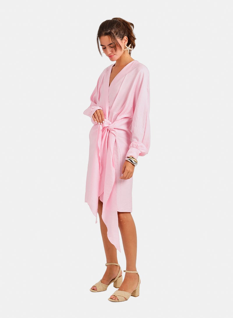 Carina Wrap Mini Beach Dress - Image 3