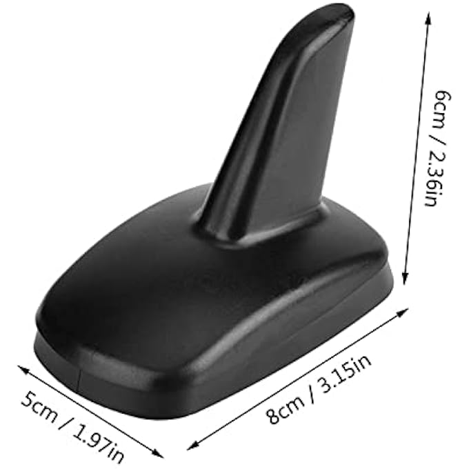 rayihni Car Shark Fin Exterior Roof Antenna Decor for Audi A3 2016-2018 3897ZIY Black Color - Image 3