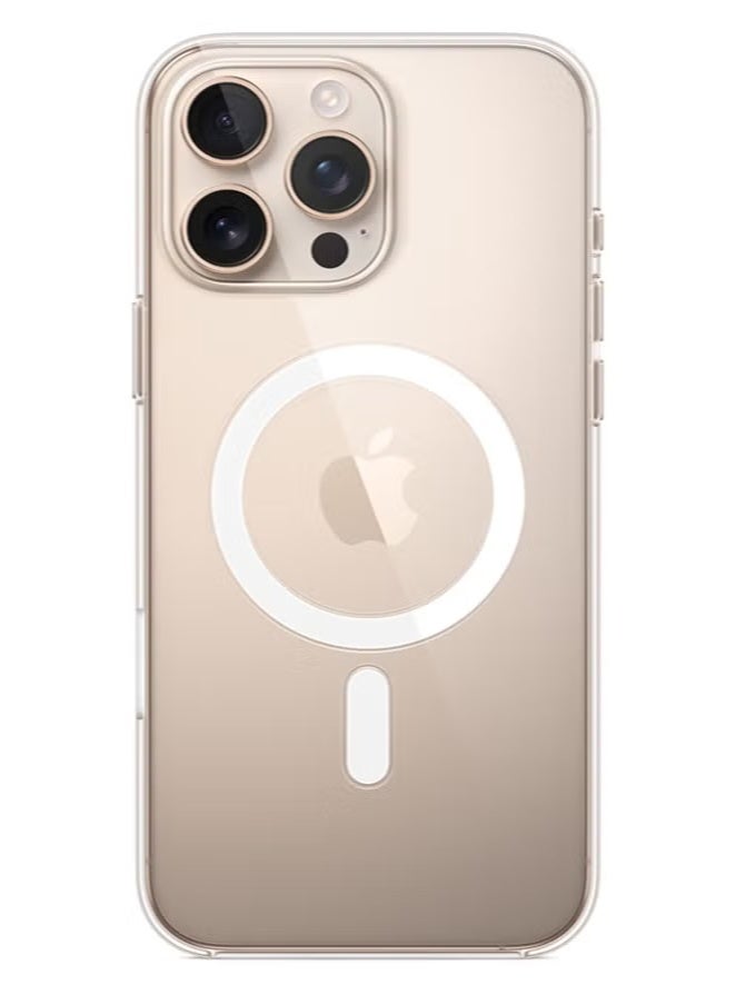 MagSafe Clear Case for iPhone 15 Pro Max with Magnetic Wireless Charging, Shockproof Protection, Scratch Resistant for iPhone 15 Pro Max - Clear - Image 3