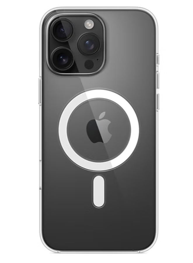 MagSafe Clear Case for iPhone 15 Pro Max with Magnetic Wireless Charging, Shockproof Protection, Scratch Resistant for iPhone 15 Pro Max - Clear - Image 2