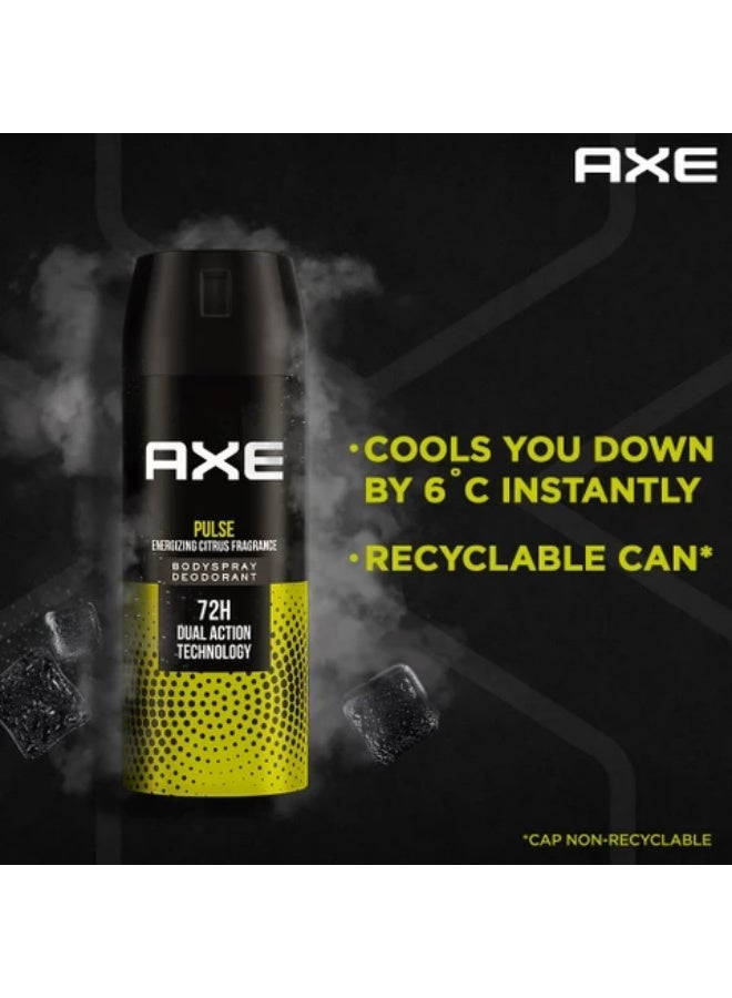 Axe Pulse Energizing Cirtuz Fragrance Long Lasting Deodorant Body Spray For Men 150 ML - Image 2