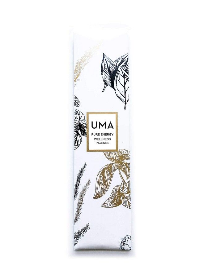 Uma Pure Energy Wellness Incense For Fatigue ; 100% Organic Natural Ayurvedic Energizer For Alertness Memory Vitality (15 Sticks) - Image 4