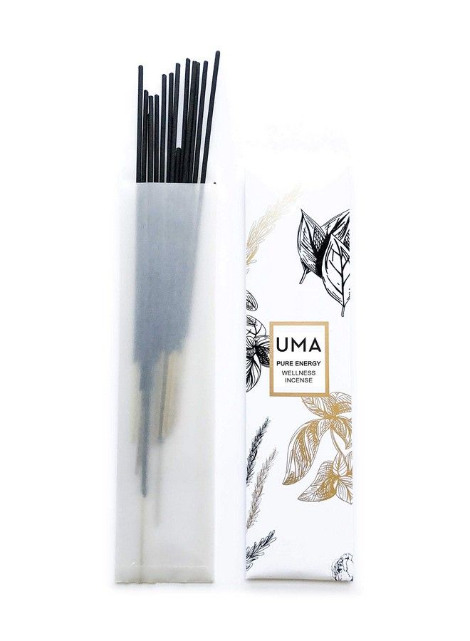 Uma Pure Energy Wellness Incense For Fatigue ; 100% Organic Natural Ayurvedic Energizer For Alertness Memory Vitality (15 Sticks) - Image 3