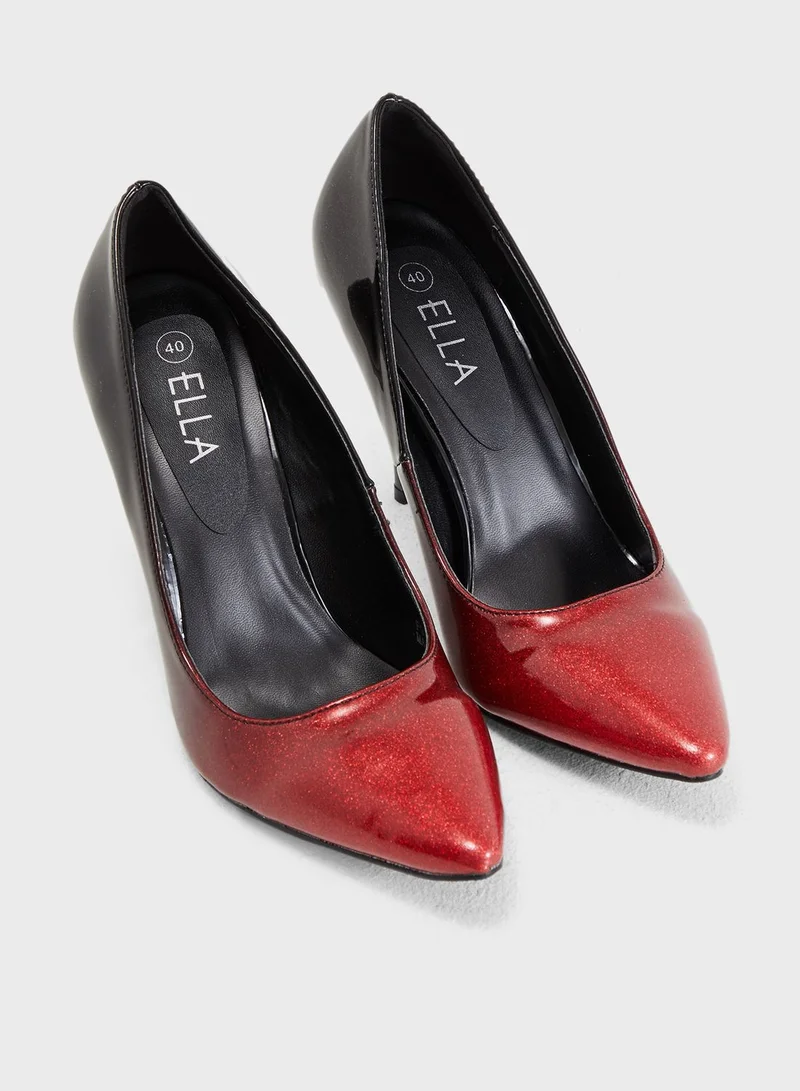 ELLA Court Shoe In Ombre Effect