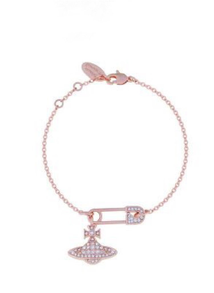 Vivienne Westwood Safety Pin Saturn Bracelet  - Image 1