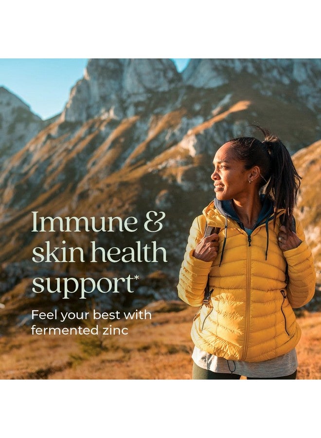 New Chapter Zinc Supplement, Fermented Zinc Complex, ONE Daily for Immune Support + Skin Health, Mineral-Balancing Formula Rich in Copper, Easy to Swallow & Digest, 60 Count (2 Month Supply) - Image 3