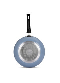 FACKELMANN Fackelmann Cologne Range Non-Stick Fry Pan 24 cm | 3 Layer Non-Stick Greblon Coating | Riveted Handles for Strong Hold | Ideal for Searing, Frying, sauteing & Braising (Aluminium, Blue)  - Image 5