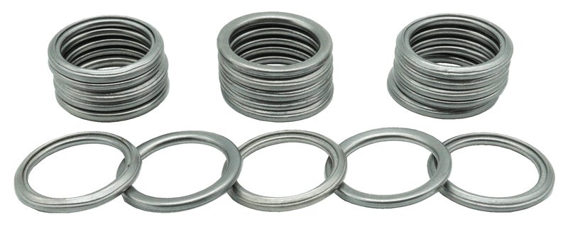 Dsnaduo 20 PCS Stainless Steel Front and Rear Differential Fill and Drain Plug Crush Washers Gasket Fits for Toyota 4Runner Tacoma FJ Cruiser Land Cruiser 1215710010 Fits M18
